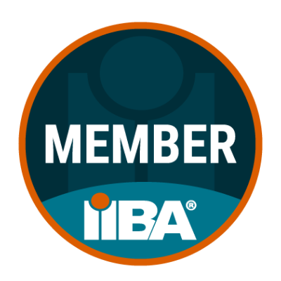 Logo signifying membership with the International Institute of Business Analysis